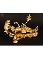 7" Shri Padmanabha Swamy (Lord Vishnu) | Brass Statue