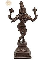 6" Cosmic Form of Lord Krishna In Brass | Handmade | Made In India