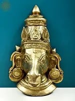 Varaha Wall Hanging Mask in Bronze