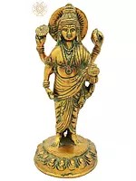 7" Dhanvantari Brass Statue - The Physician of Gods | Handmade | Made In India