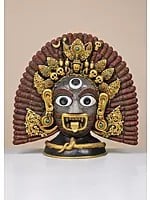 14" Crystal Bhairav Bust Wall Hanging