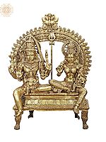 54" Large Size Shiva Family (Shiva Parivar) In Brass | Handmade | Made In India