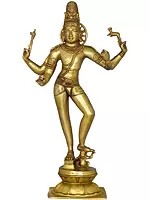 19" Lord Shiva as Pashupatinath (The Lord Of The Animals) In Brass | Handmade | Made In India