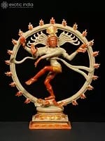 11" Nataraja Brass Figurine | Handmade | Made in India