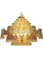7" Sri Yantra (Maha Meru) In Brass | Handmade | Made In India