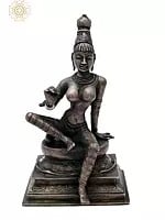 9" The Incomparable Devi Uma (Devi Parvati) | Handmade | Brass Statue | Made In India