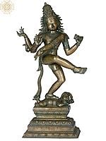 24" Nataraja | Madhuchista Vidhana (Lost-Wax) | Panchaloha Bronze from Swamimalai