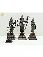 10" Ram Darbar In Brass