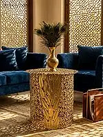 21" Designer Decorative Brass Table