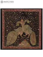 Two Peacock - Mata Ni Pachedi | Madarpat Cotton