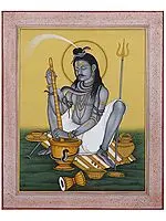 Lord Shiva | Watercolor Painting