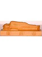 Mahiparinirvana Buddha from the Caves of Ajanta