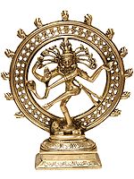 9" Nataraja - King of Dancers In Brass | Handmade | Made In India