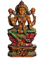 In Exact Adherence to Goddess Lakshmi’s Classical Iconography (Large Size)