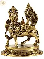 6" Kamadhenu The Wish-Fulfilling Divine Cow In Brass | Handmade | Made In India