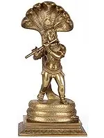 Krishna Dancing Over the Serpent Kaliya