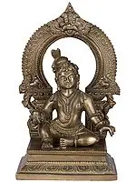 Laddu Gopal: The Child Krishna with Laddu in His Hand