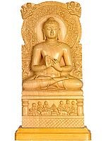 Sarnath Buddha (Shakyamuni Delivering First Sermon at Sarnath to His First Five Disciples)