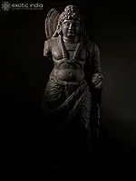 32" Gandhara Buddha Idol Stone Sculpture