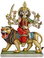 The Marble Image of Eight-Armed Durga
