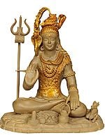 15" Gangadhara Shiva In Brass | Handmade | Made In India