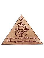 Vastu Pyramid with Syllable Mantra with Ganesha Figure | Shri Vastu Dosh Nivaran | Shri Kuber Mantra | Shri Yantra