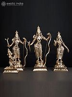 24" Rama Darbar (Ramar Set) | Madhuchista Vidhana (Lost-Wax) | Panchaloha Bronze from Swamimalai