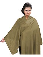 Plain Reversible Semi-Cashmere Stole