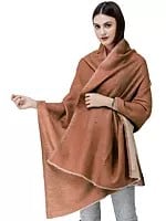 Plain Reversible Semi-Cashmere Stole