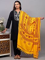 Printed Om Namah Shivai Prayer Shawl