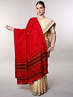 Shawl from Kutch with Embroidered Bootis and Mirrors