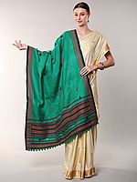 Shawl from Kutch with Embroidered Bootis and Mirrors