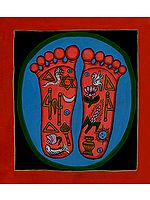 The Lotus Footprints of Lord Nityananda