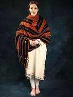 Striped Handloom Folk Shawl from Nagaland