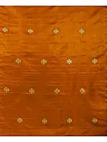 Rust Brocade with Endless Knott (Ashtamangala)