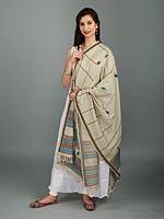 Handloom Shawl from Manipur with Traditional Motifs