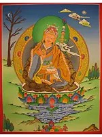 Padmasambhava (Rinpoche) Guru Thangka (Brocadeless)