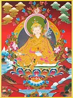 Guru Rinpoche/Guru Padmasambhava (Brocadeless Thangka)