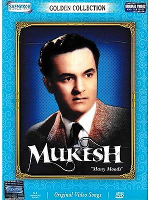Golden Collection Mukesh "Many Moods" in DVD (Rare: Only One Piece Available)