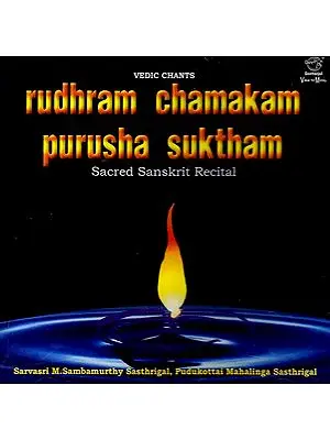 Rudhram Chamakam Purusha Suktham Vedic Chants - Sacred Sanskrit Recital (Audio CD)
