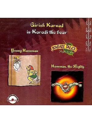 Young Hanuman, Hanuman, The Mighty (Karadi Tales Mythology) (Audio CD with Two Booklets)): Audiobook for Children