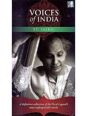 Voices of India: Pt. Jasraj - A Definitive Collection of the Vocal Legend's Most Unforgettable Works (Set of 4 Audio CDs) | Sony Music (2011)<br>4 Hours 19 Minutes