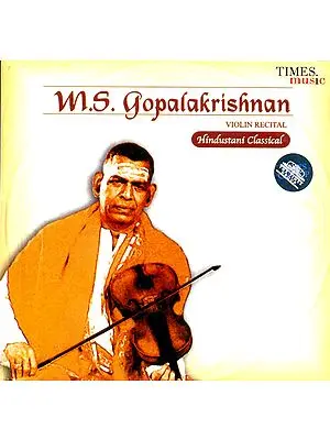M.S.Gopalakrishnan Violin Recital (Hindustani Classical) (Audio CD)