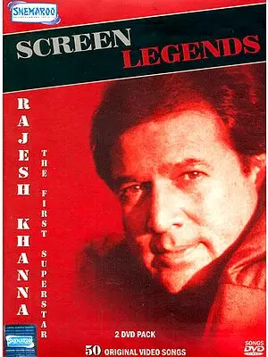 Screen Legends “Rajesh Khanna” (The First Superstar) (Set of 2 DVDs): Original Videos of Hindi Film Songs