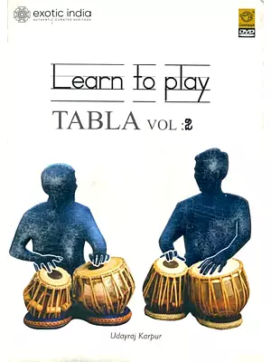 Learn To Play Tabla (Vol. 2) (DVD) | Udayraj Karpur<br>Super Audio (Madras) Pvt. Ltd.(2009)<br>60 mins