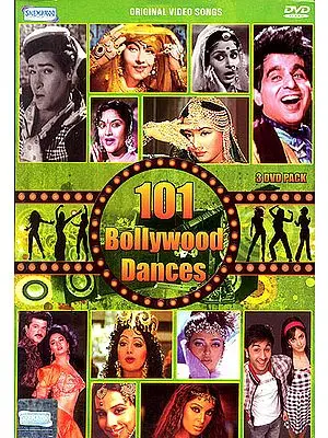 101 Bollywood Dances: Original Video Songs (Set of 3 DVDs)