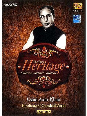 The Great Heritage: Ustad Amir Khan (Exclusive Archival Collection) (Set of 3 Audio CDs)