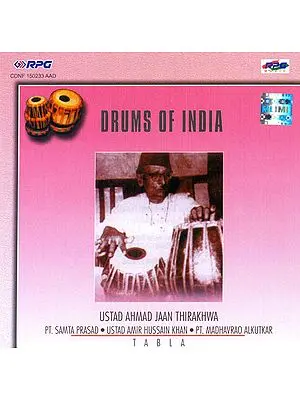 Drums of India (Ustad Ahmad Jaan Thirakhwa - Tabla) (Audio CD)