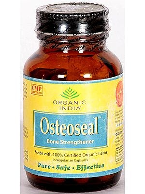 Organic India Osteoseal Bone Strengthener- Made with 100% Certified Organic herbs in vegetarian capsules (Pure- Safe- Effective)