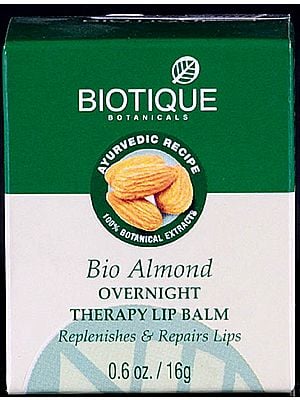 Bio Almond Overnight Therapy Lip Balm Replenishes & Repairs Lips (100% Botanical Extracts)